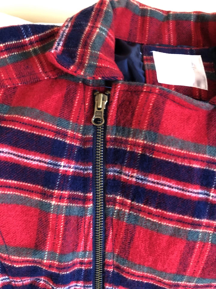 Chaqueta a cuadros Justice Girls talla 16 Foto 3 de 4