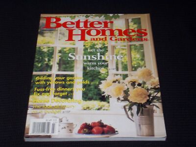 1998 MARCH BETTER HOMES & GARDENS MAGAZINE - SUNSHINE KITCHEN COVER - E 2664