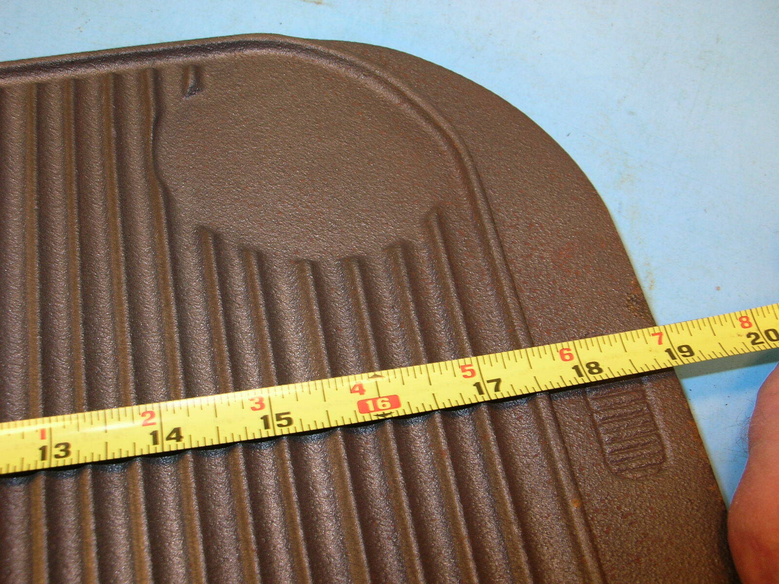 10 1/2" X 16" CAST IRON FLIP 2SIDED 2Burner GRIDDLE.. eBay