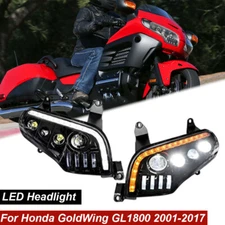 LED Headlight Assembly Turn Signal Light For Honda GoldWing GL1800 F6B 2001-2017