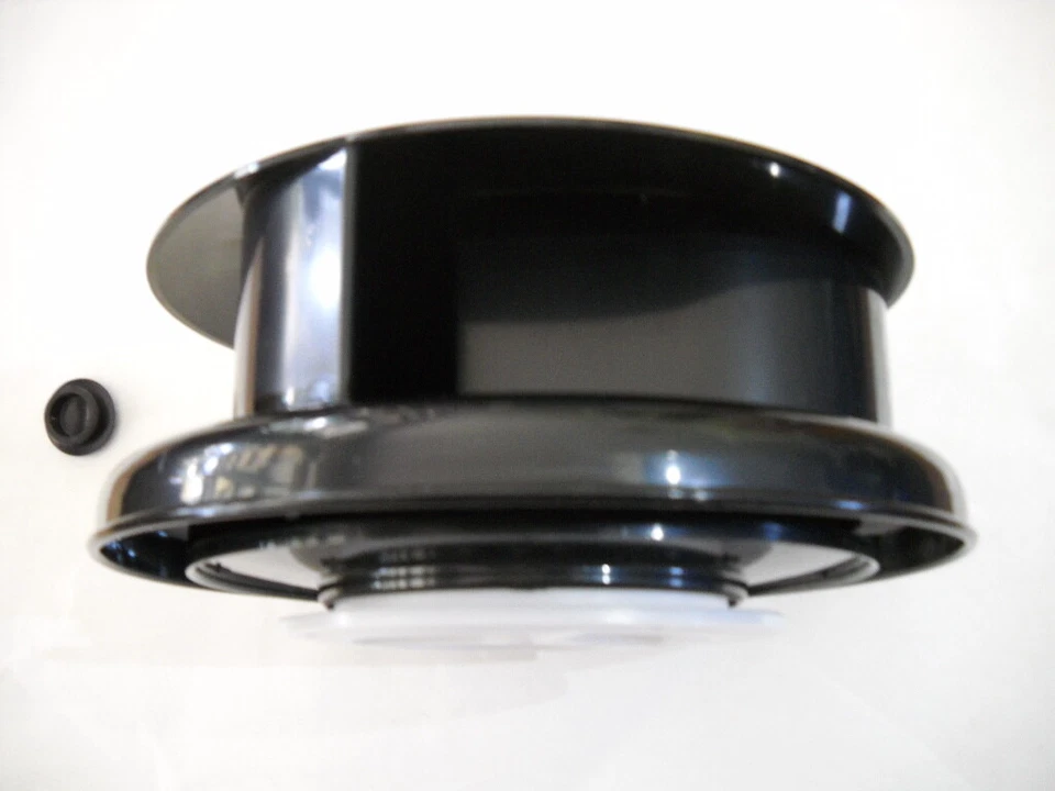 2 x Black ROTARY ROOF air vents -Whirly,Trailer,Horsefloat,Canopy - image 3 of 4