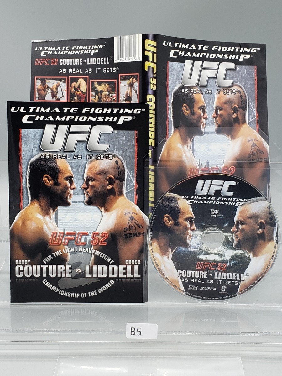 UFC 52 - Randy Couture Vs. Chuck Liddell (DVD, 2005) No Case