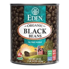 Organic Can Black Bean  29 Oz (Case Of 12) By Eden Foods
