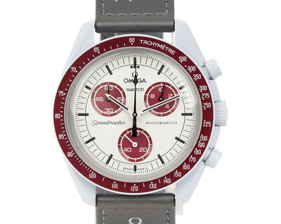 Omega X Swatch Bioceramic MoonSwatch Mission To Pluto SO33M101 | eBay