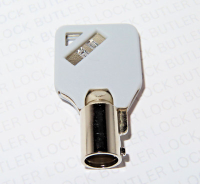1 Buell Harley Davidson Tubular Key Blank Engraved HD With Gray / Silver Key Cap