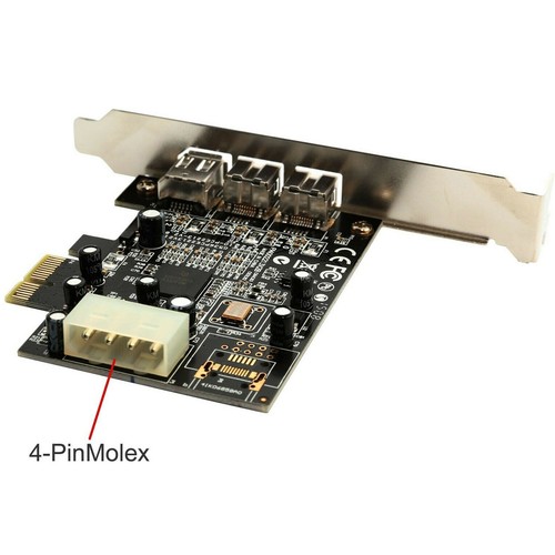 Syba SYPEX30016 2 Port Firewire 1394B and 1 Port 1394A PCIe 1.1 x1