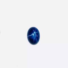 Blue Star Sapphire Unheated 10-12 Ct6 Rays Cabochon Loose Gemstones Certified
