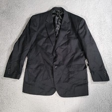 Jos A Bank Blazer Mens 46R Wool 2 Button Single Vent Gray Sports Coat