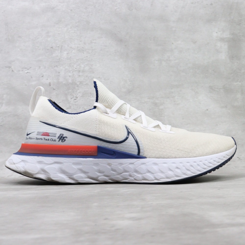Nike Infinity React Men's Size 14 US Blue Ribbon Track Club Running Shoes CW7597-100 in White Design
