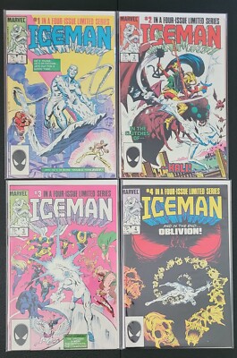 Iceman 1984 complete series 1 2 3 4 Marvel Comics