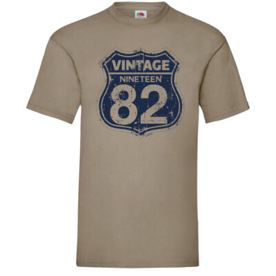 Vintage 1982 Nineteen Eighty Two T-Shirt Birthday Gift