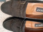 BrassBoot Black Dress Shoes Suede Loafer slip on Men's Size 7.5 Made in Italy — photo 10