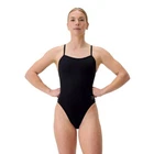 Speedo Womens FL Solid V-Back 2.0 Swimsuit - Swimming Costume -  Black