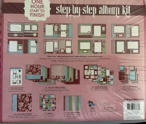 ¡Kit de álbum paso a paso! Crea el tuyo propio en 1 hora nuevo precintado ver descripción Foto 4 de 4