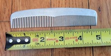 Vintage Paris Presents Ltd Aluminum Pocket Hair Comb Metal 5 Made In Sweden
