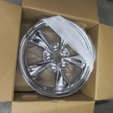 AMERICAN RACING AR605 CHROME 17 X 8 TORQ THRUST M SERIES WHEEL GM CAR PATTERN