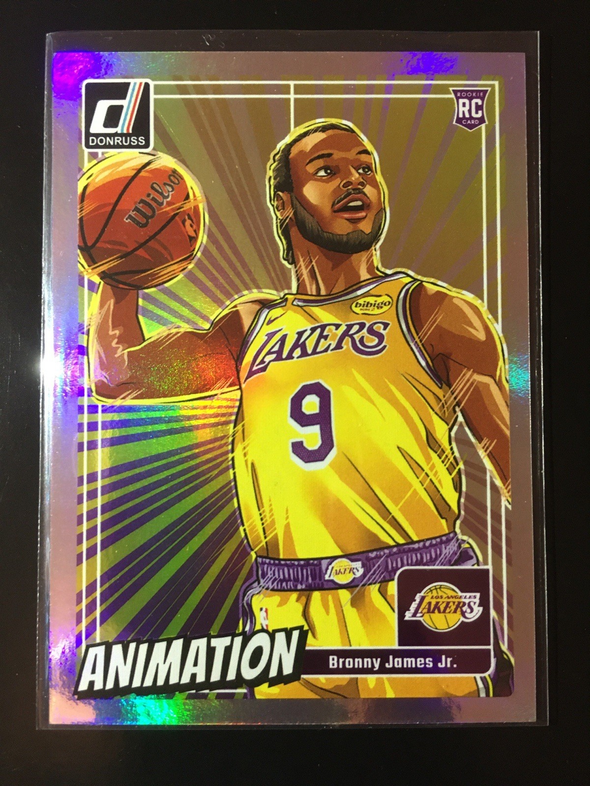 2024-25 Panini Donruss Bronny James Jr. Rookie Animation Case Hit SSP See Desc.