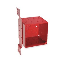 RACO 911-1 Electrical Box,Square,40.5 cu. in.,Red 2DCT3