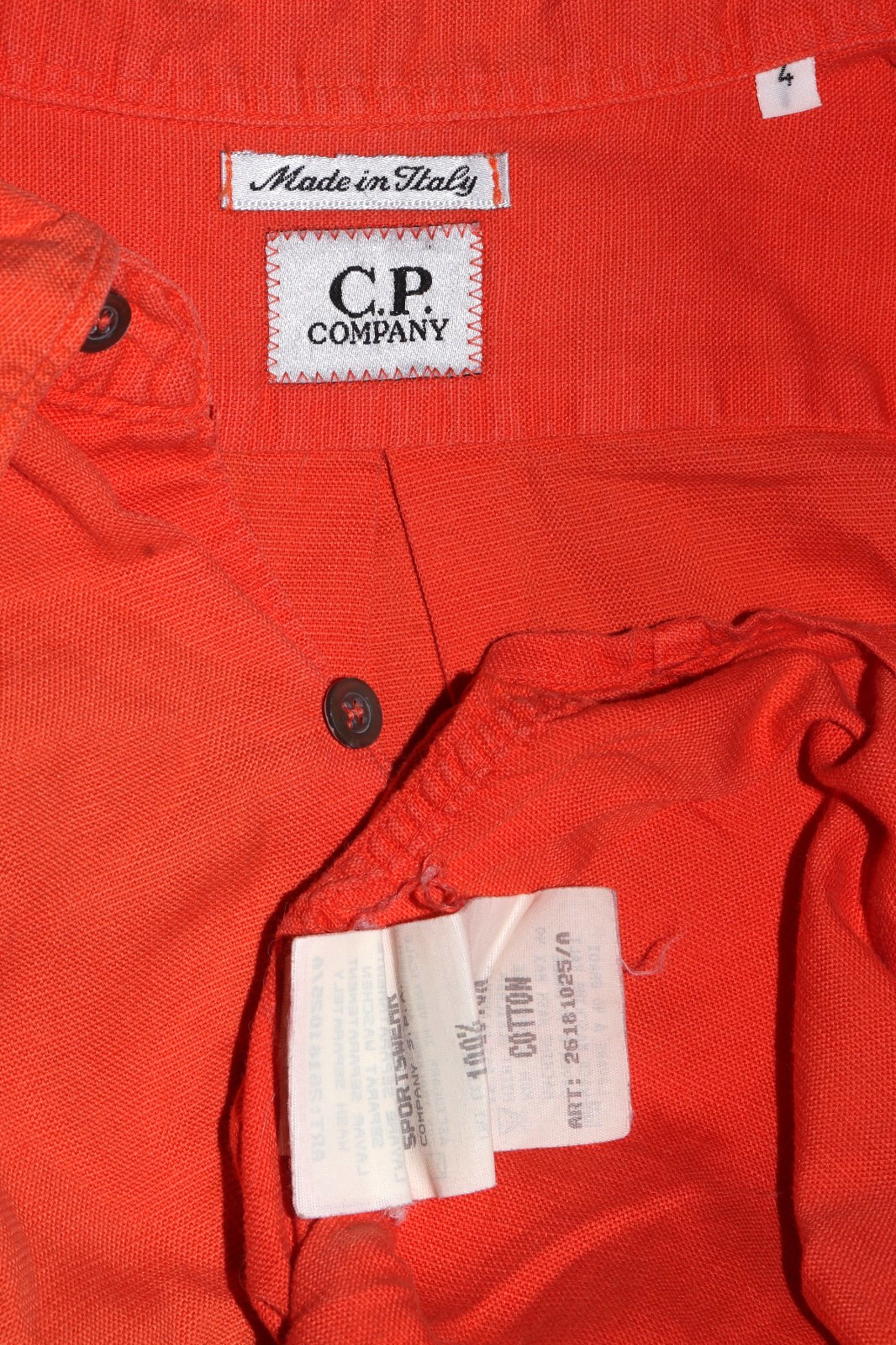 SS1997 CP Company Embroidered Logo Short Sleeve Shirt | Stone Island Massimo thumbnail 4
