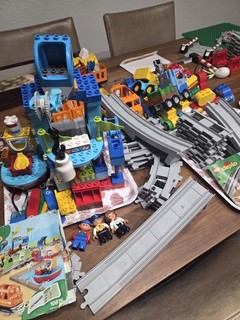 LEGO Duplo Eisenbahn 10875 Schienen 10872 10882 Bahnübergang viel Extra