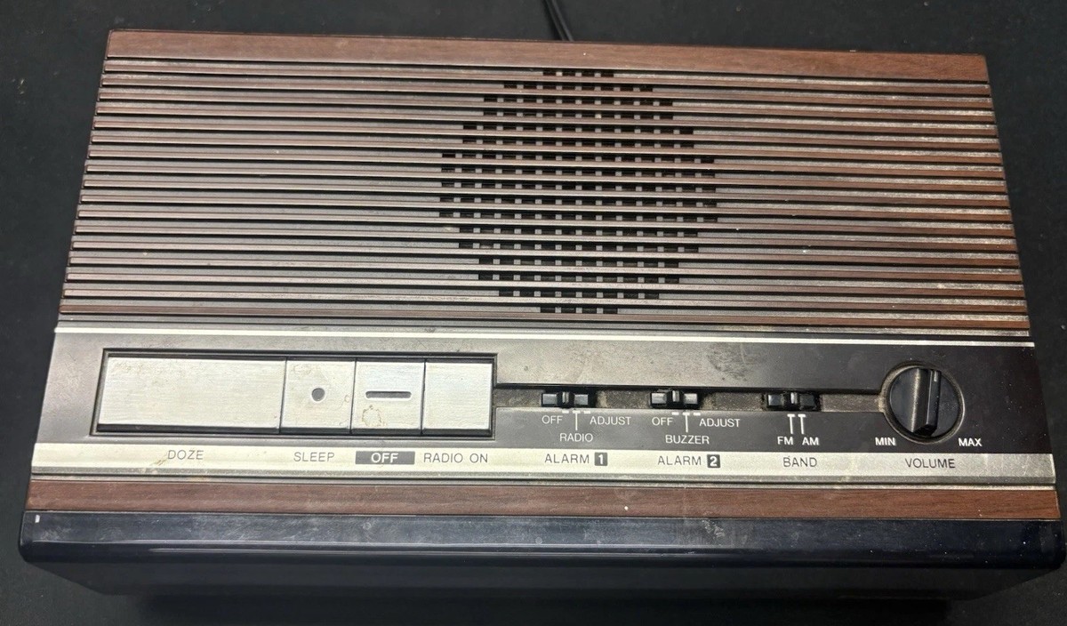 Vintage Panasonic Accu-set Fm/am Dual Wake Clock Radio 6085 | eBay