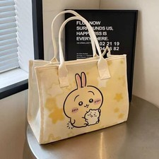 Chiikawa single-shoulder bag - versatile, large-capacity canvas bag, commuting t