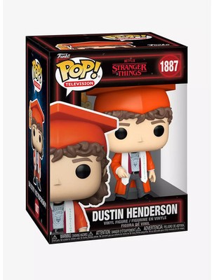 Funko POP! Stranger Things Dustin Henderson Graduation Figure 1887 + Protector