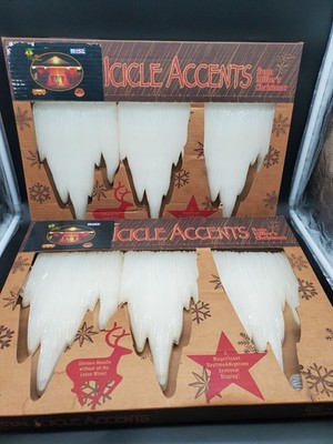 Miller s Christmas Crystal Icicle Accents Outdoor Lights 2 Boxes