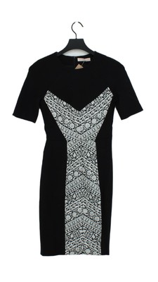 Matthew Williamson Damen Midikleid UK 6 Schwarz Viskose