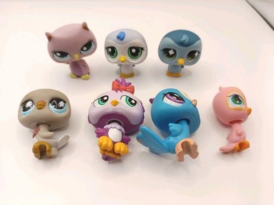 7x Littlest Pet Shop Figuren LPS Vogel Bird Konvolut Hasbro