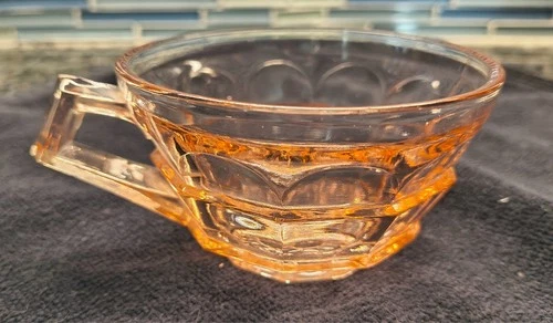 Depression Era Indiana Glass Pink Tea Room Pattern Tea Cup
