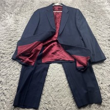 Charles Tyrwhitt Blazer 38S Half Canvas Super 120s Classic Fit Suit 34x28 FLAW