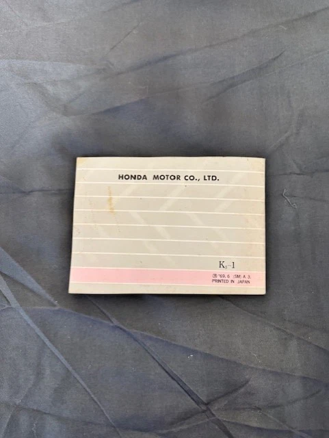 Honda 175 1969 modelo CL175 K3 manual del propietario Foto 2 de 2