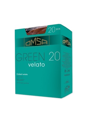 DAMEN VERSCHLEIERTE STRUMPFHOSE OMSA GREEN 20 GR. 2-4