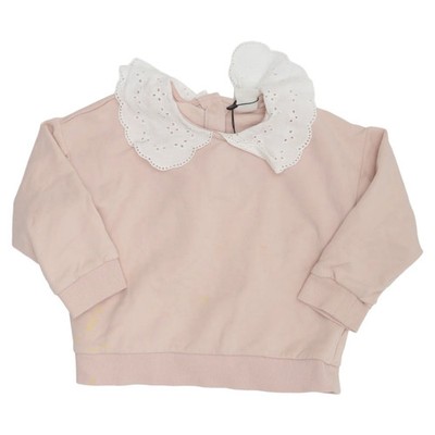 Lindex Baby, Sweatshirt, Größe: 86, Pink/Weiß, Baumwolle/Elasthan #sAq