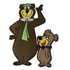 YOGI BEAR AND BOO BOO TOO! IRON ON /SEW ON Patch+ONE FREE STICKER