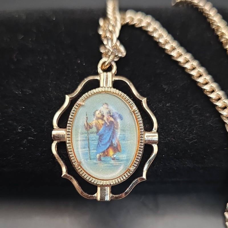 ELOXAL Untarnishable Christian Pendant Necklace Made in Germany