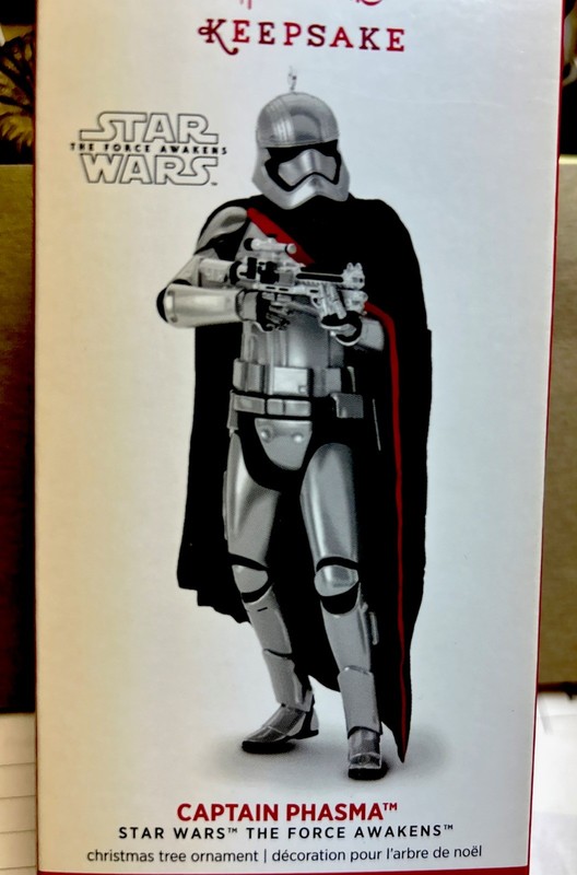 2015 Hallmark Captain Phasma Star Wars The Force Awakens