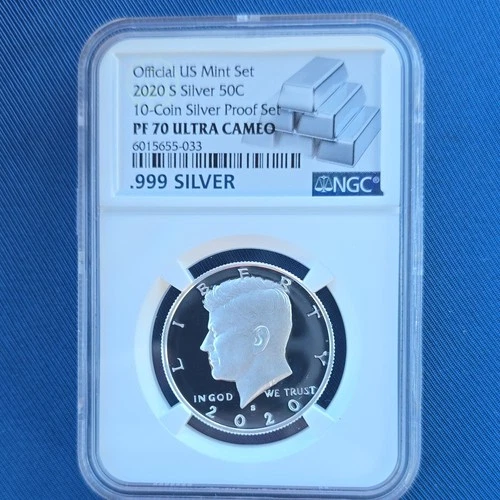 2020 Kennedy Half Dollar Silver Proof NGC PF70 Ultra Cameo San Francisco