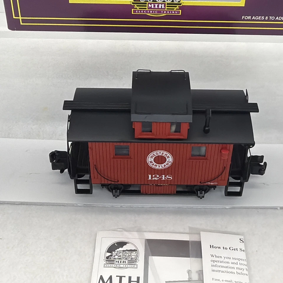 MTH Premier 20-91186 Western Maryland Bobber Caboose #1248 O Gauge New WM - Image 4 of 4