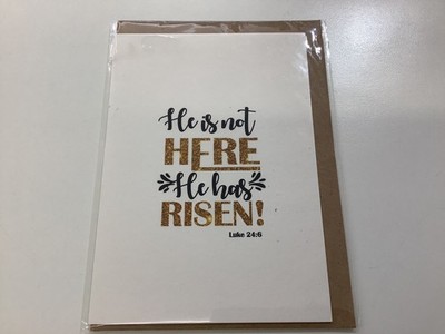 All Shades Karten - Ostern Er ist nicht da Er ist auferstanden!