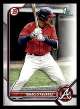 Ignacio Alvarez 2022 1st Bowman Draft #BD-125 Atlanta Braves Rookie RC