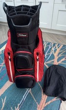 Titleist StaDry 14-Way Cart Golf bag Black And Red