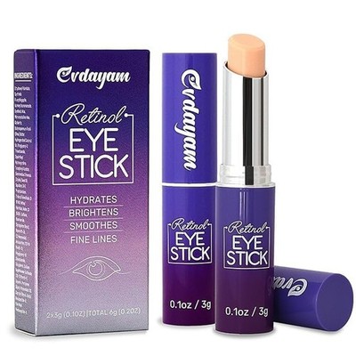 Retinol Eye Stick & Caffeine Under Brightener   0.1 Ounce (Pack of 2) 