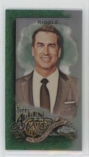 2022 Topps Allen & Ginter Chrome Mini Green Refractor 76/99 Rob Riggle #189 0nr3
