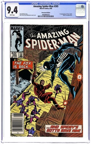 Amazing Spider-Man #265A.N CGC 9.4 Newsstand 1985 4669880020