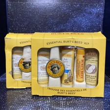2 Box Essential Burt's Bees Kit, 5 Travel Size Body Care Products, 1 Box Damaged