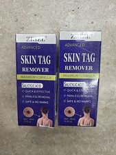 2 X Fast-Acting Skin Tag Remover For Body Neck -Natural, Mild Formula 30ml 09/27