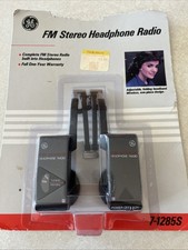 Vintage old stock New FM stereo headphone radio