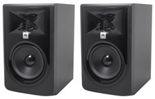  2 JBL 305P MkII 5" 2-Way Active Powered Studio Reference Monitors Speakers